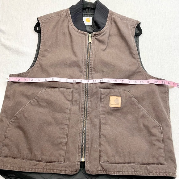 Carhartt Brown Vest with Black Collar - Picture 7 of 10
